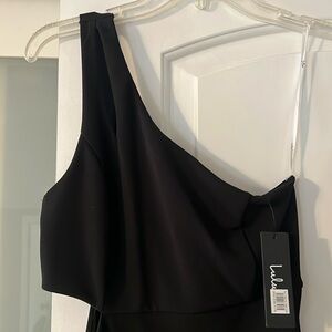 *NWT* Lulus Simply Beautiful One Shoulder Dress, size S